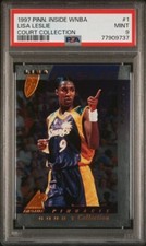 1997 Pinnacle Inside WNBA Court Collection Lisa Leslie PSA 9 Los Angeles Sparks