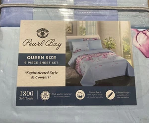 Pearl Bay 1800 Luxury Microfiber 6 Piece Bed Sheet Set - Picture 1 of 2