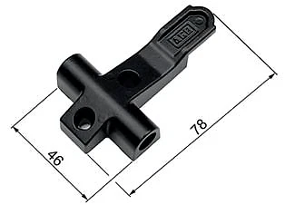 AGB Fermo ABACO per maniglia spagnoletta mat. ZAMA col. NERO BLACK POWERAGE note