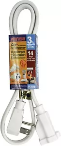 Powtech 3 ft Ext Cord White UL Heavy duty 14 Gauge Air Condition Cord 3 Tap 125V - Picture 1 of 2