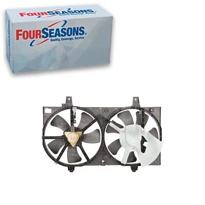 4 Seasons Dual Radiator and Condenser Fan Assembly For 2002-2006 Nissan Sentra - Image 1 of 4