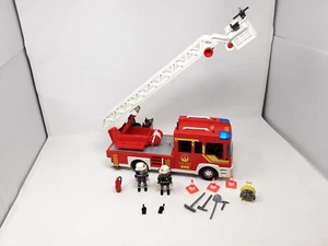 Playmobil City Action 5362 Unidad de Escalera de Bomberos - incompleta + extras - Imagen 1 de 12