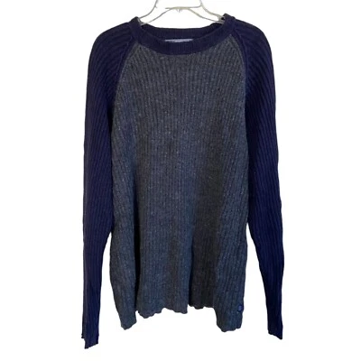 Suéter suéter Rip Curl para hombre mezcla de lana XL azul y gris Foto 1 de 3