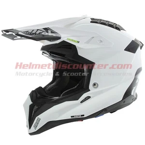 Airoh Aviator 3 AMS² plus, Mono White All Sizes Offroad MX Helmet Free Shipping! - Picture 1 of 2