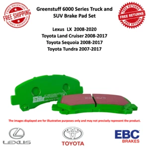 Juego de pastillas de freno EBC Brakes Greenstuff 6000 para LX570 / Tundra / Sequoia # DP61815 - Imagen 1 de 5