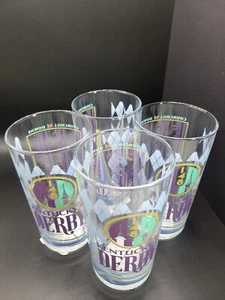 Set Of 4 KENTUCKY DERBY GLASSES 2022 MINT JULEP 12 Oz GLASS - Picture 1 of 6