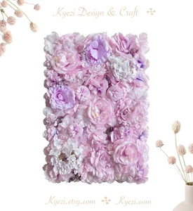 Lilac Artificial Flower Panels Wedding Party Wall Decor Photo Background W-27 - Picture 1 of 5