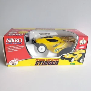 Vintage Nikko RC Yellow Stinger 24625 Radio Control Car 49 MHz Complete In Box - Picture 1 of 16