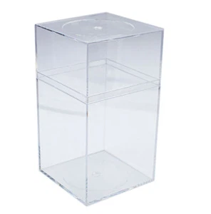 Soporte de exhibición transparente de acrílico - 6.5"" x 3.5"" x 3.5"" (estilo D) - Imagen 1 de 1