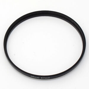 68-67 Step Down Filter Ring 68mm x0.75 Male to 67mm x0.75 Female Lens adapter