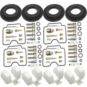 4X FOR SUZUKI GSF1200 GSF1200S 2001-2005 Carburetor Repair Kit + Diaphragm Float - Foto 1 di 3