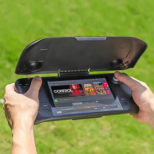Consola de juegos con soporte 3 en 1 cubierta protectora y soporte solar para mazo de vapor - Imagen 1 de 15