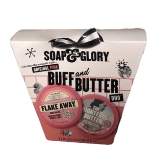 New Soap & Glory Buff & Butter Duo Original Pink Gift Boxed Gift Set - Picture 1 of 6