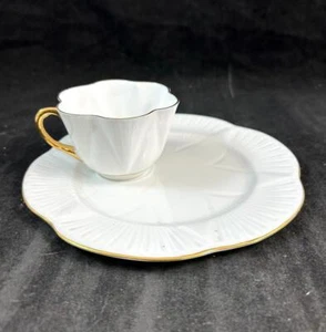 Shelley Regency Snack Plate and Cup Set Round Shape - Picture 1 of 10
