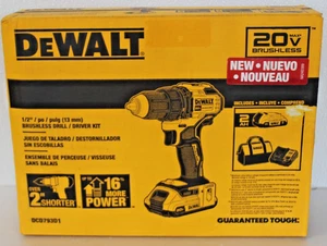 Taladro/destornillador inalámbrico de 1/2" DeWalt DCD793D1 20V MAX* - Imagen 1 de 9