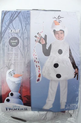 Disney's замороженный II - OLAF 3-pc ребенка ясельного возраста костюм для Хэллоуина, размер маленький 4-6 - Изображение 1 из 4