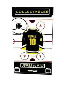 Pittsburgh Penguins Ron Francis jersey lapel pin-Classic RETRO Collectible - Picture 1 of 1