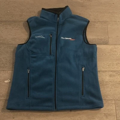 Nuevo sin etiquetas Chaleco polar Eddie Bauer para hombre grande azul verde con bolsillos con cremallera microsísmico Foto 1 de 4