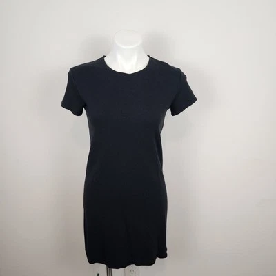 Horny Toad Short Sleeve Lyocell Cotton Black Shirt Dress Women's Size XS - Image 1 of 4