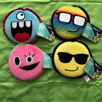 Juguete de 4 discos vibrantes Life Fetch Buddy Squeaker para perro Foto 1 de 4