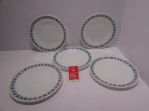 VintageJAJ Pyrex Chelsea Pattern Dinner Plates x 5   MA5 - Picture 1 of 7