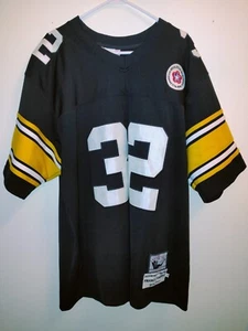 FRANCO HARRIS PITTSBURGH STEELERS MITCHELL&NESS THROWBACKS 1975 NFL JERSEY-SZ 54 - Picture 1 of 13
