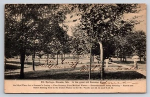 Postcard Elk Springs, Nevada, Missouri In The Good Summer Old Time Scenic Events - Picture 1 of 2