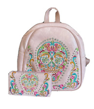 Montana West Skull Candy Backpack-Decorator Women's Backpack-Turquoise