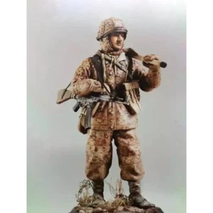 1/16 Resin Modellbausatz Deutscher Soldat Grenadier WW2 unbemalt - Bild 1 von 1