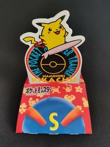 Pokémon Présentoir Slide Up Japanese Bandai 1998 Pikachu Surfeur Secrète - Imagen 1 de 2
