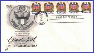 USA3 #2602 Pl #21112 U/A ARTCRAFT FDC PNC5  Eagle & Shield - Bild 1 von 1