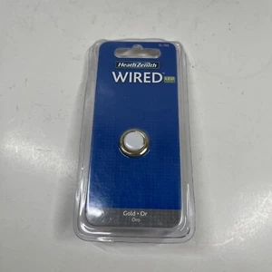 Heath Zenith SL-765-00 Polished Brass Metal Wired Pushbutton Doorbell 0.78 H in. - Picture 1 of 2