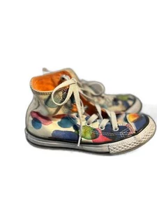 Converse All Star High Tops Watercolor Polka Dot Kids size Y12 - Picture 1 of 7