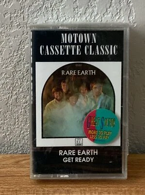￼ Rare Earth: Get Ready ￼Cassette Tape - Reissue NEW SEALED / Motown - Image 1 of 4