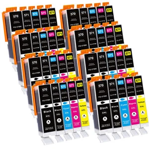 Druckerpatronen für CANON PGI-570 571 TS5050 TS5051 TS5052 TS5053 TS5000 TS5055 - Bild 1 von 11