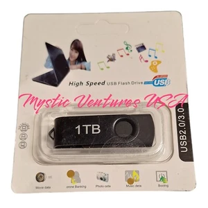 1TB USB 2.0/3.0 Flash Drive Thumb Drive Memory Stick for PC Laptop - Afbeelding 1 van 3