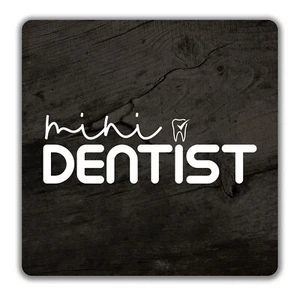 Mini Dentist 2 Pack Coasters - 9cm x 9cm - Zdjęcie 1 z 11