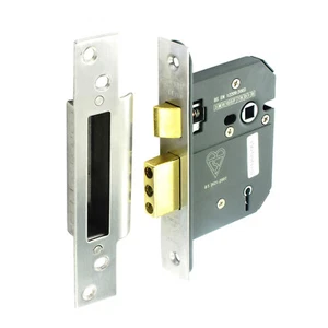 5 Hebel Einsteckschloss BS3621 konform 57 mm Backset - Bild 1 von 2