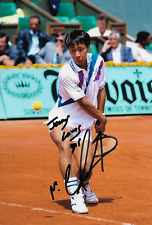 Michael Chang Tennis Player Signed 7.5 x 5 Photograph 2 *With COA*