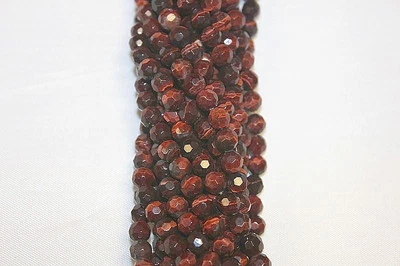 Piedra genuina de alta calidad - Cuentas facetadas de 7 mm - Dos (2) hebras de 14 a 15" de largo Foto 1 de 2