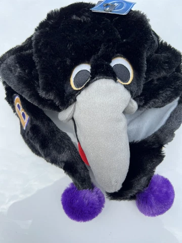 Baltimore Ravens plush mascot hat foco Cover