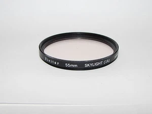 Used Vivitar Skylight (1A) 55mm Lens Filter Made in Japan O31515 - Picture 1 of 2