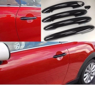 MANIGLIA PORTA PANNELLI NERO LUCIDO per MINI ONE COOPER F54 F55 F60 - Immagine 1 di 4