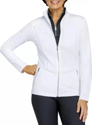Chaqueta deportiva para mujer TAIL Leilani, color blanco tiza, UPF 50+ nueva sudadera S Foto 1 de 4
