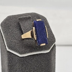 ANILLO LAPISLÁZULI ORO 18K, 6 - Imagen 1 de 8