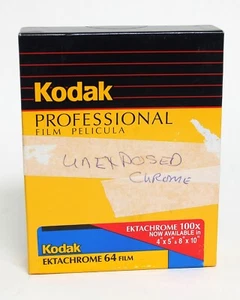 Kodak Ektachrome 64 6117 4x5 Film Opened Expired 50 sheets - Picture 1 of 2