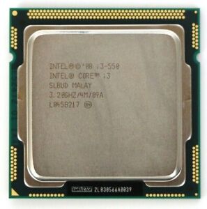 Intel Core i3-550 Dual Core 3.20GHz CPU Processor LGA1156  SLBUD 