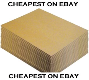 Corrugated Cardboard Sheet Pads Single Wall CRAFT DIVIDER A5 A4 A3 A2 A1 A0 - Picture 1 of 6