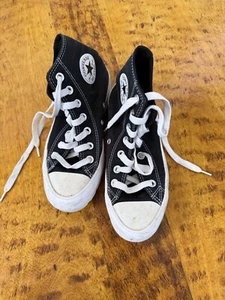 Converse Chuck Taylor All-Star BlacK/White Chunky Platform High Tops Size 5 S4 - Picture 1 of 7