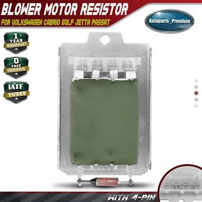 Resistencia del motor del soplador de climatización para Volkswagen VW Passat 1995-2005 descapotable Golf Jetta Foto 1 de 4